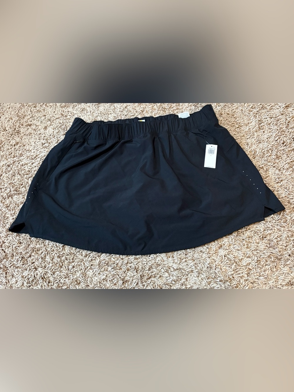 Old Navy Skort Black Quick Dry Activewear Womens size Large NWT!!